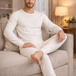 Men's wool underwear set